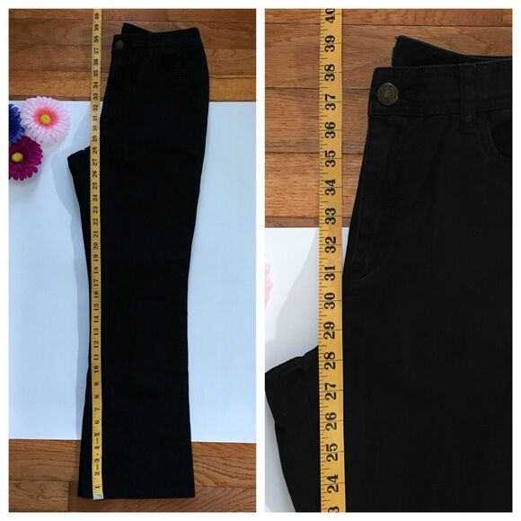 Additions by Chico's Pants Women's Size 1 (Medium) Black Casual 28" Inseam - Picture 9 of 9